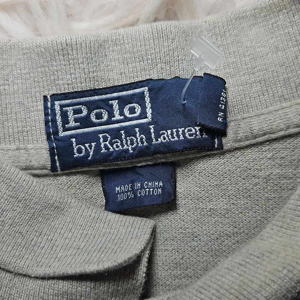 Polo Ralph Lauren 90s Striped Shirt – Gray/Blue – Size XL